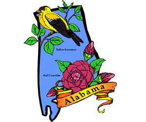 Image of the Alabama State Symbols