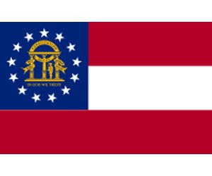 Georgia Flag | One of the 50 US State Flags