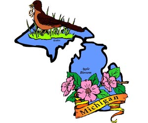 Image of the Michigan State Symbols