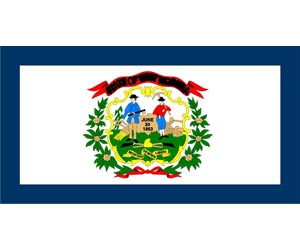 West Virginia Flag  | One of the 50 US State Flags